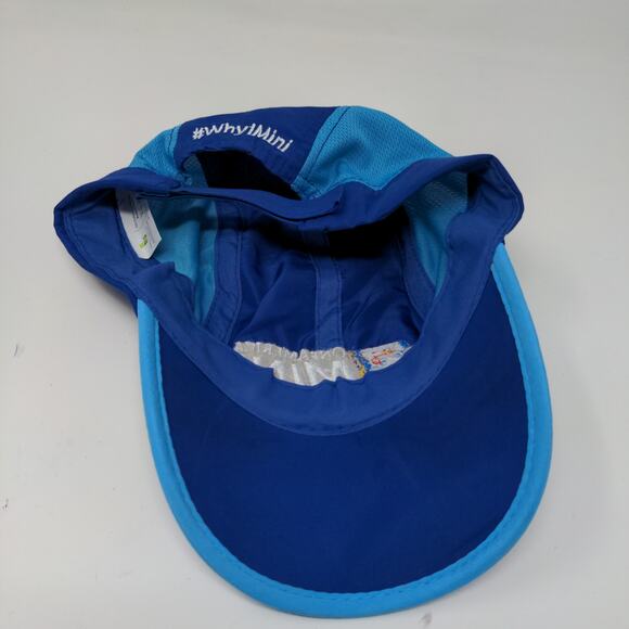 Indy 500 Festival One America Mini Marathon Strapback Hat Blue Embroidered - Picture 9 of 11